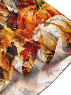 Oceanlyte Men's Long Sleeve Shirt - Thanksgiving Day Turkey And Autumn Leaves Print with Chest Pocket