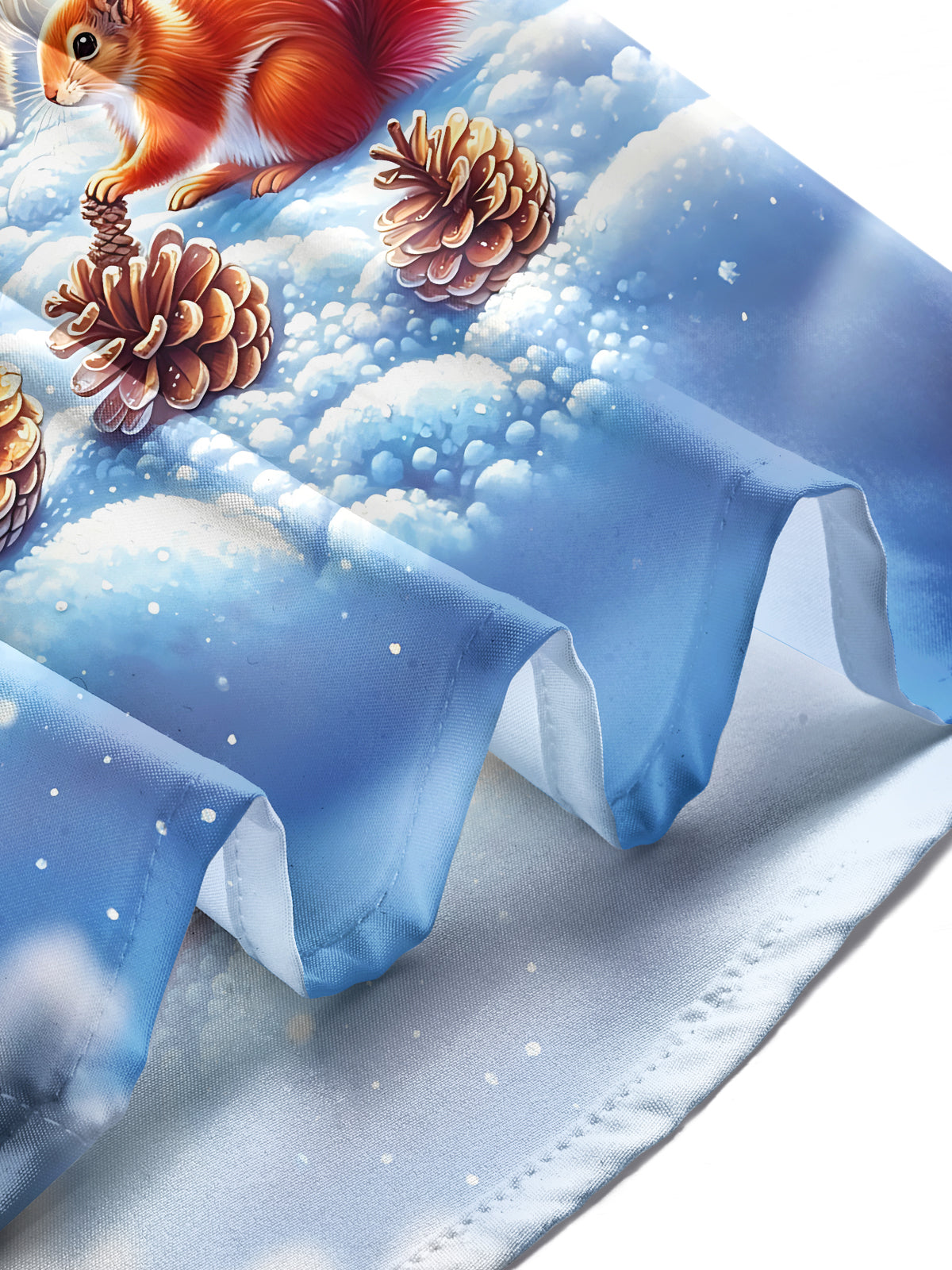 Oceanlyte Men's Graphic Winter Snow Scene Print Long Sleeve Shirt with Chest Pocket