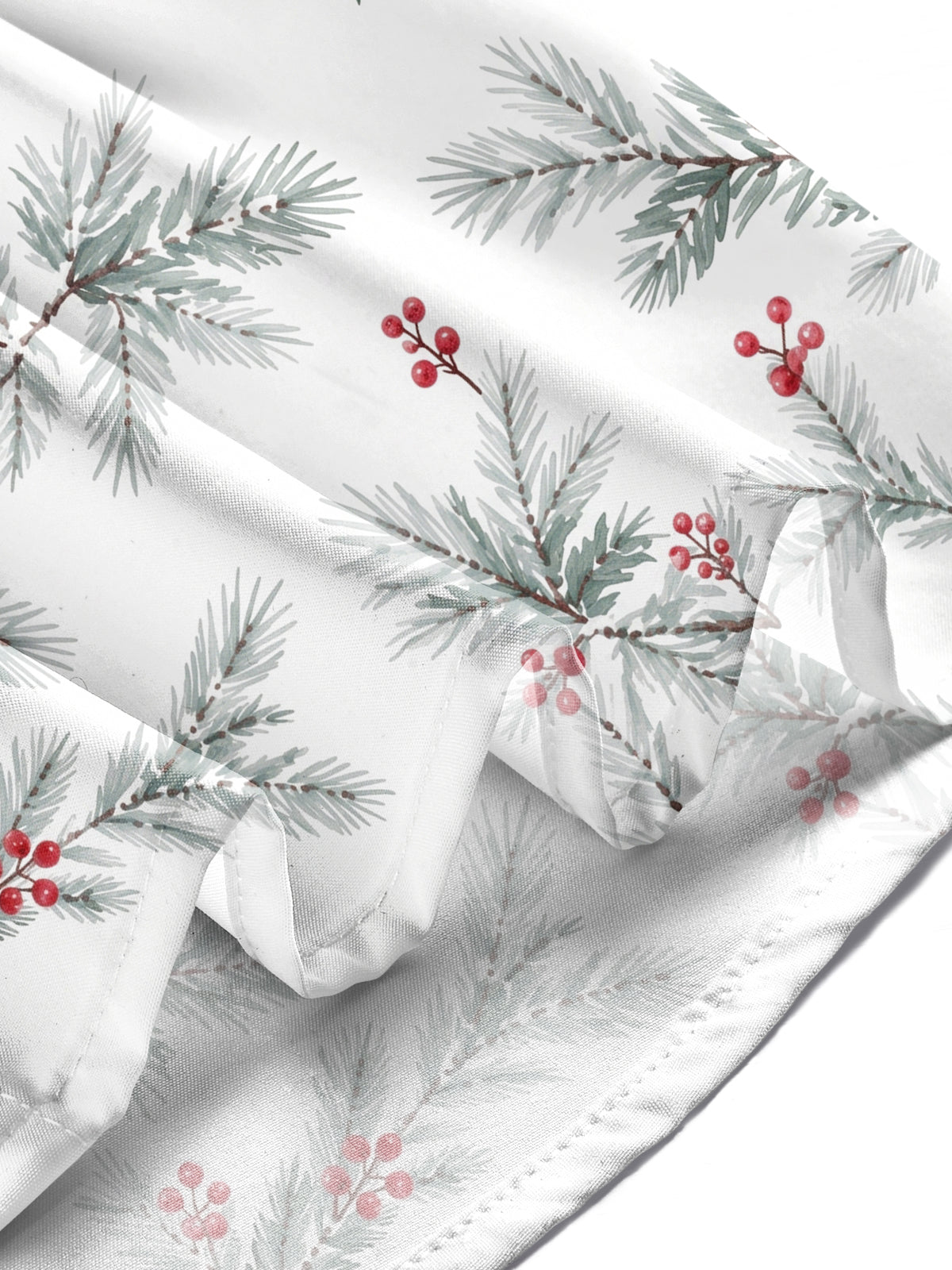 Oceanlyte Men's Christmas Parrots And Pine Cones Print Long Sleeve Shirt with Chest Pocket