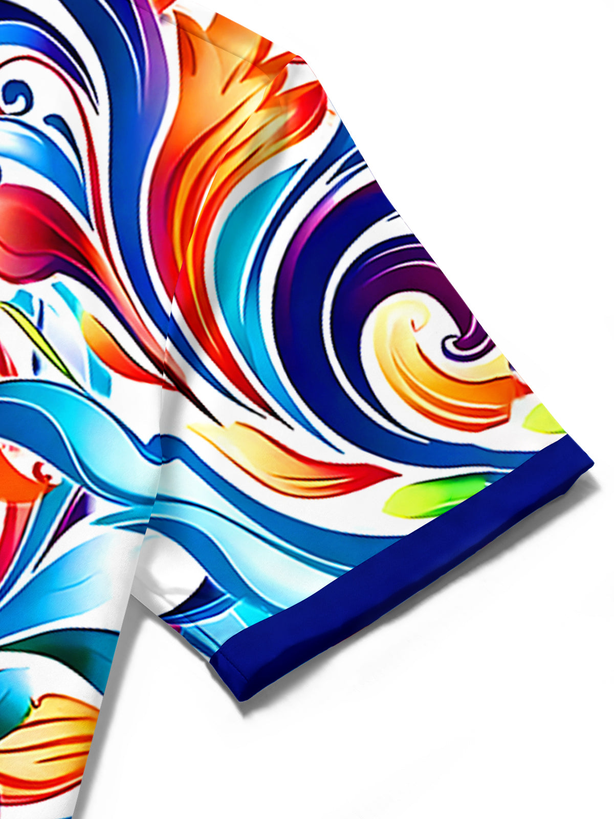 Abstract Men's Pocket Short Sleeve Shirts