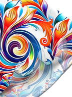 Abstract Men's Pocket Short Sleeve Shirts