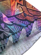 Oceanlyte Men's Hawaiian Tribal Geometric Pattern Short Sleeve Shirt with Chest Pocket