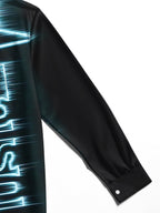 Oceanlyte Music Print Men's Pocket Long Sleeve Shirts