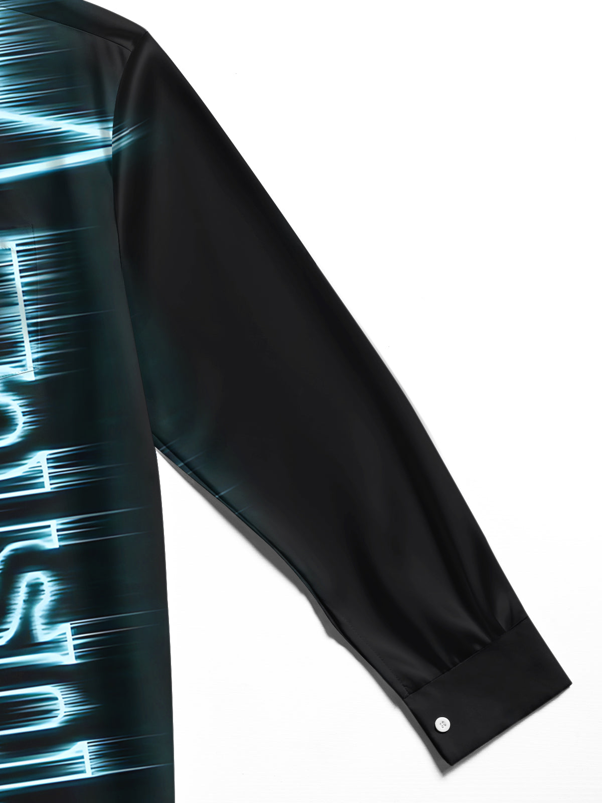 Oceanlyte Music Print Men's Pocket Long Sleeve Shirts