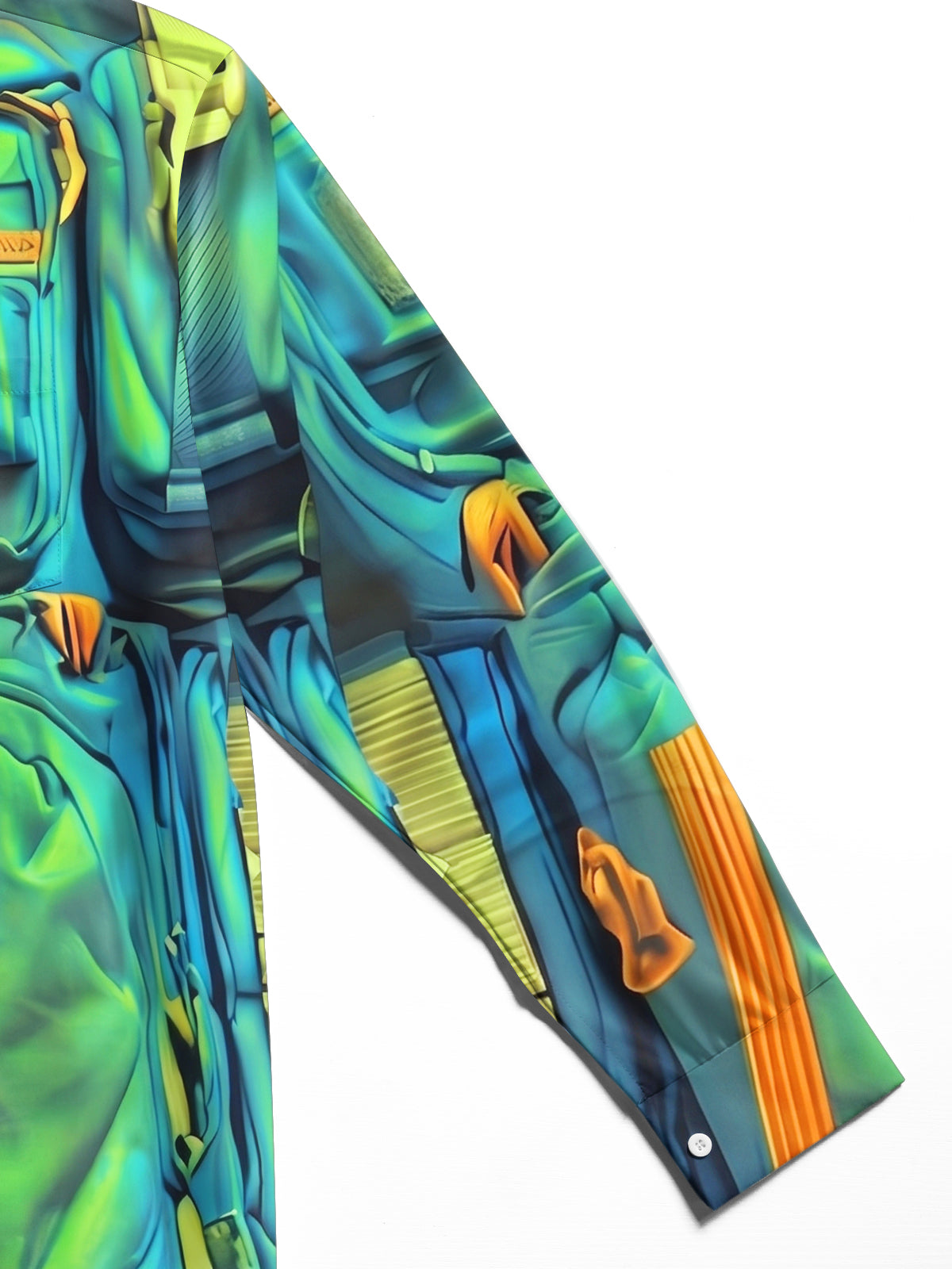 Oceanlyte Men's Graphic 3D Tactical Backpack Print Long Sleeve Shirt with Chest Pocket