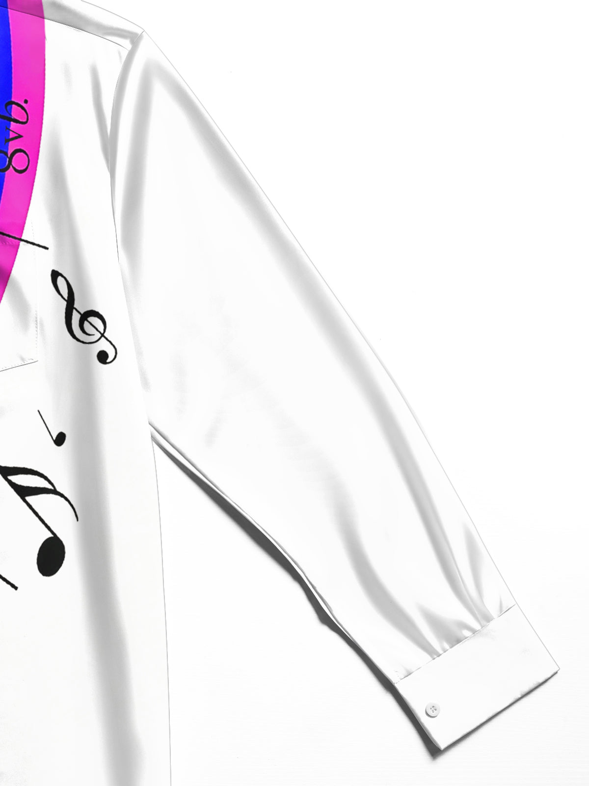 Oceanlyte Rainbow Notes Long Sleeve Shirt with Chest Pocket