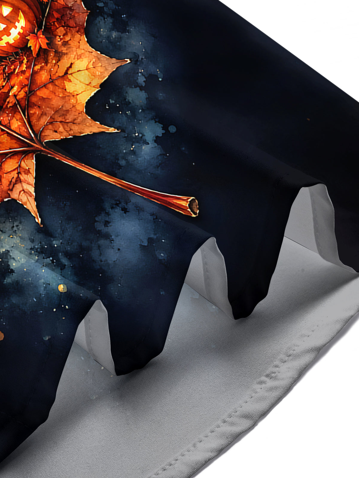 Oceanlyte Men's Short Sleeve Shirt - Halloween Black Cat And Jack-o-lantern Pumpkin Print with Chest Pocket