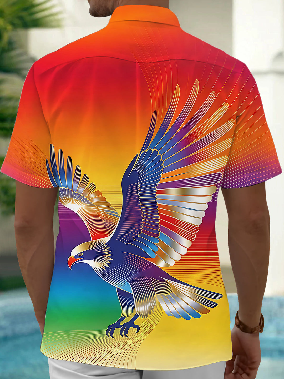 Eagle Men's Pocket Short Sleeve Shirts