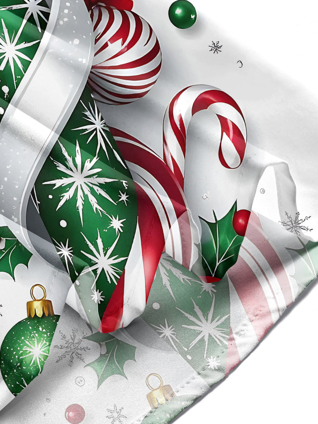 Oceanlyte Men's Printed Christmas Ornaments Print Long Sleeve Shirt with Chest Pocket
