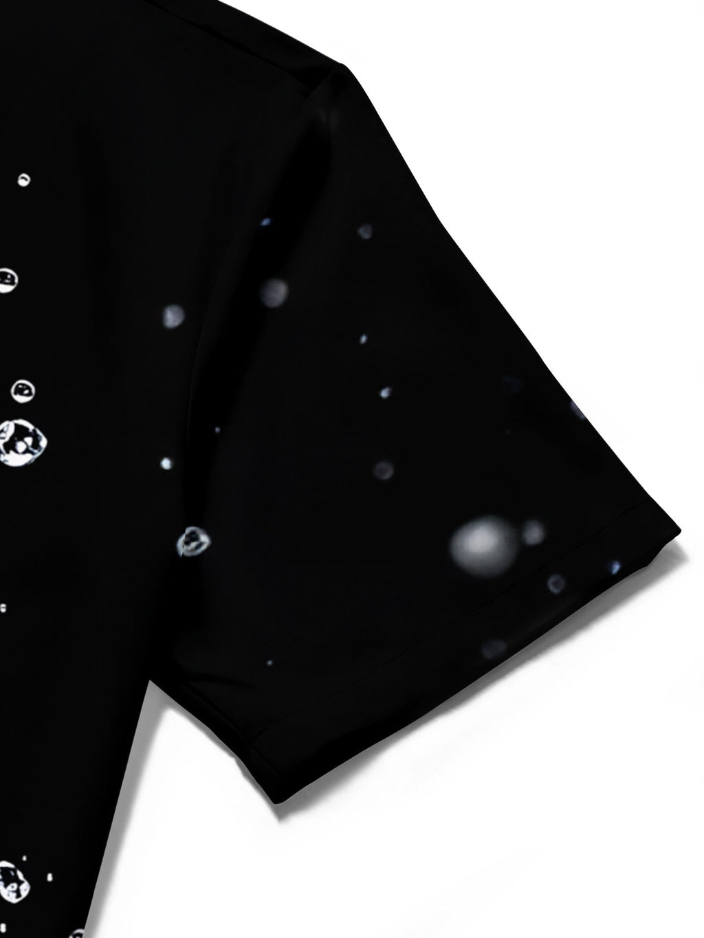 Oceanlyte Men's Hawaiian Lime Slices With Water Splash Print Short Sleeve Shirt with Chest Pocket