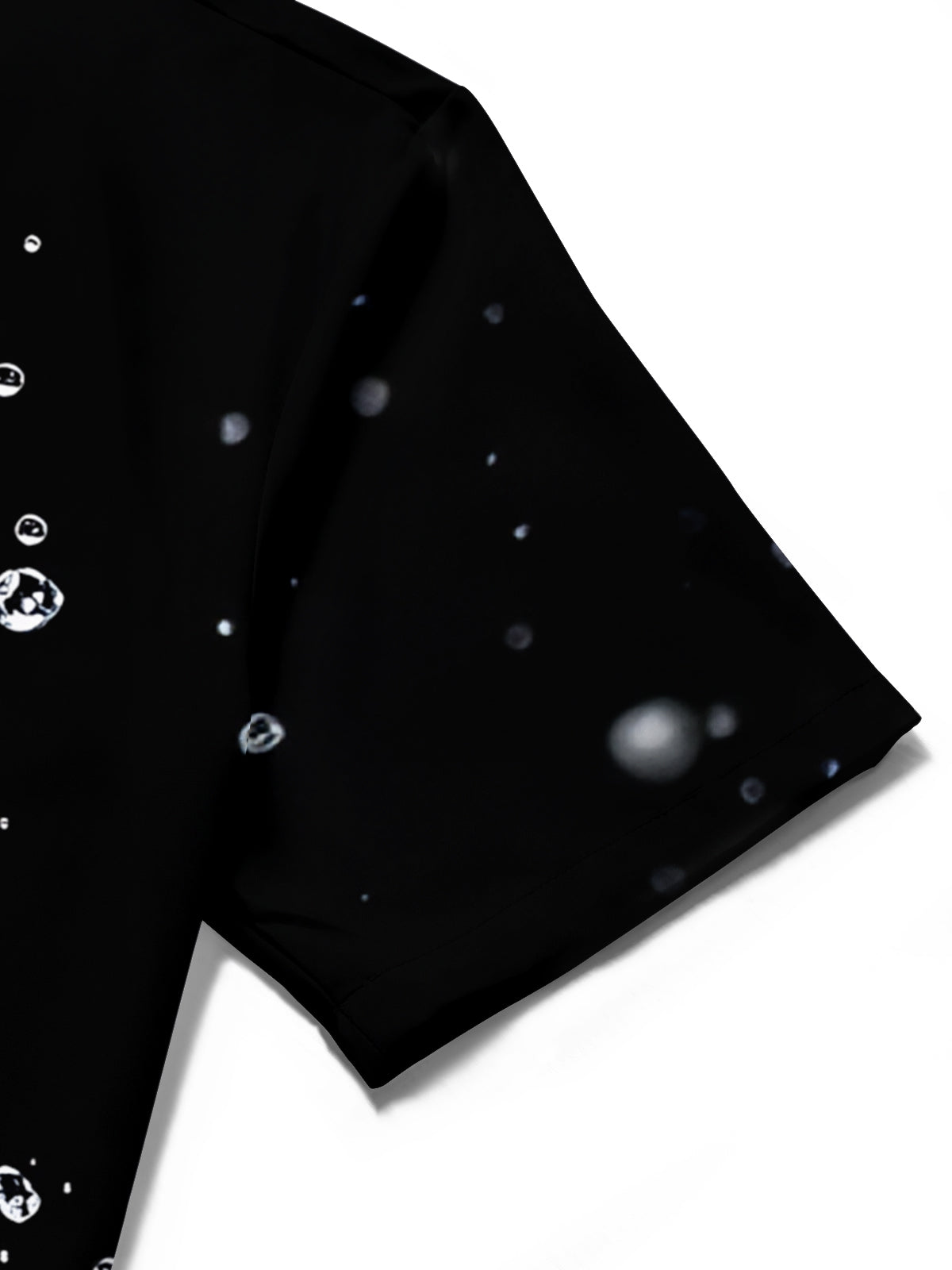 Oceanlyte Men's Hawaiian Lime Slices With Water Splash Print Short Sleeve Shirt with Chest Pocket