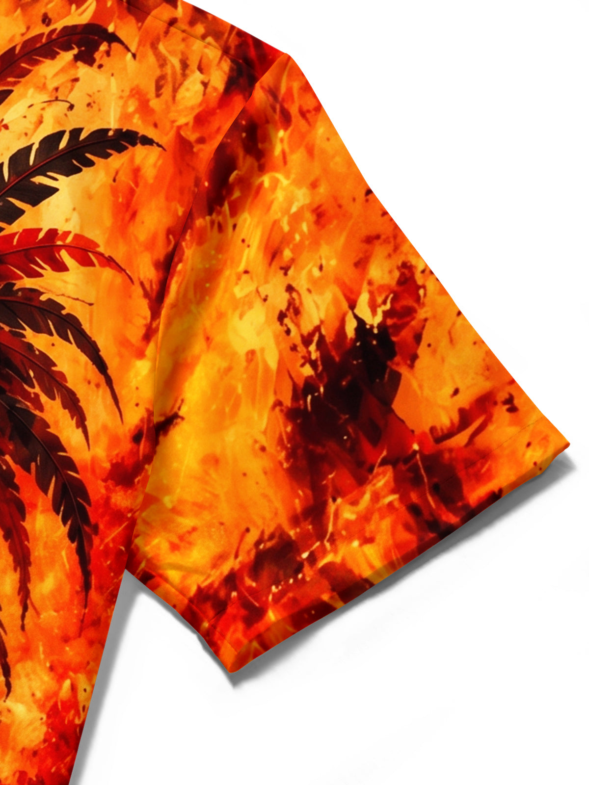 Oceanlyte Men's Hawaiian Tiki Mask And Drum Print Short Sleeve Shirt with Chest Pocket