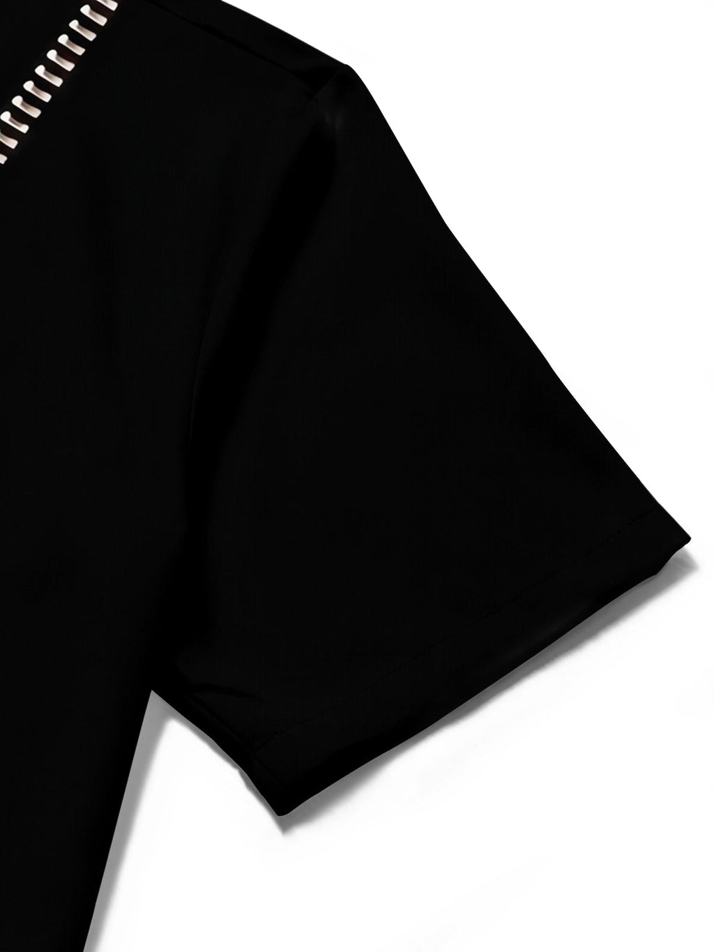 Oceanlyte Men's Graphic Piano Keyboard Print Short Sleeve Shirt with Chest Pocket