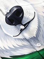 Oceanlyte Men's Short Sleeve Shirt - Christmas Polar Bear With Sunglasses And Green Scarf Print with Chest Pocket
