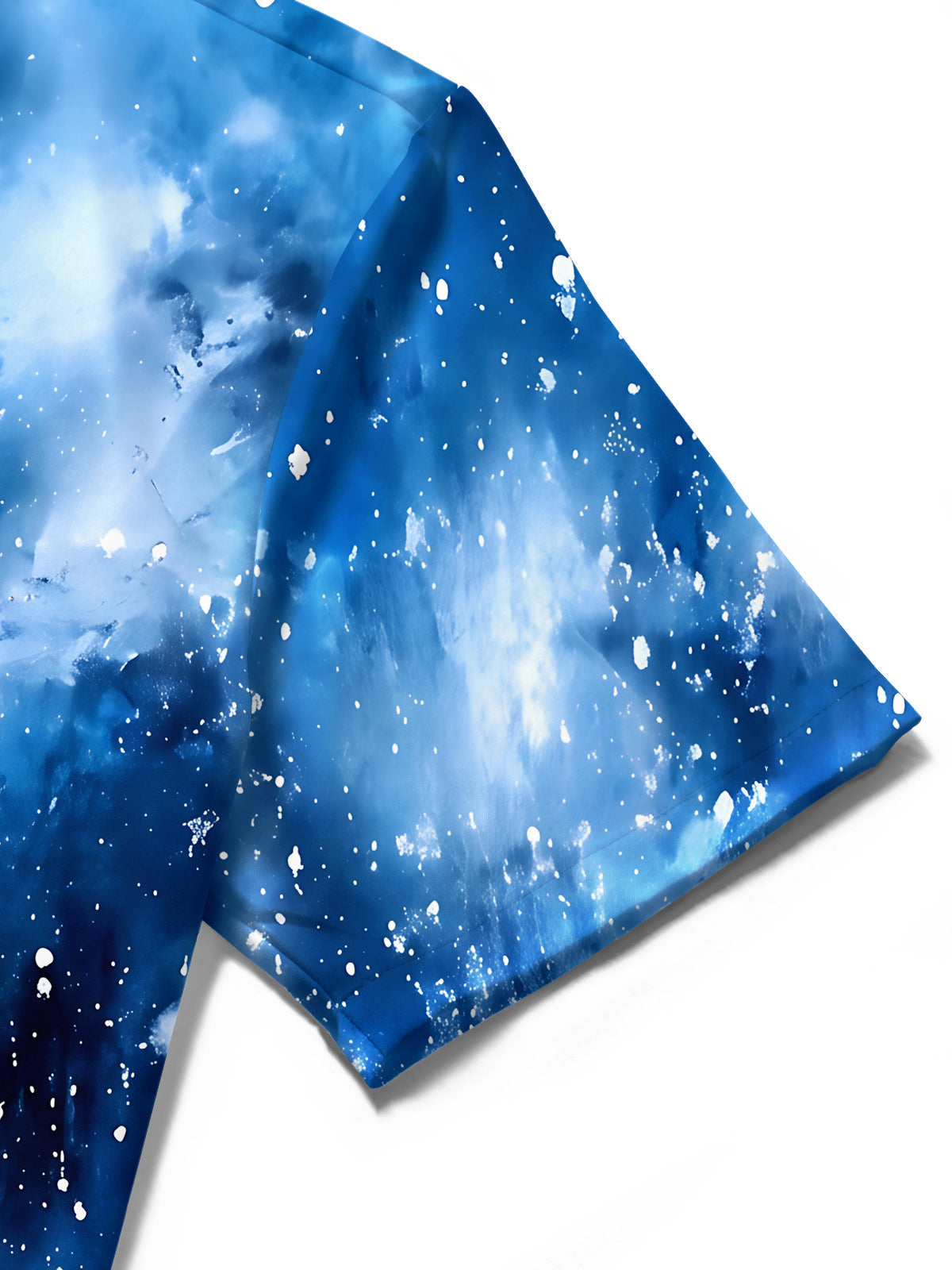 Oceanlyte Men's Hawaiian Snow-covered Christmas Tree Print Short Sleeve Shirt with Chest Pocket