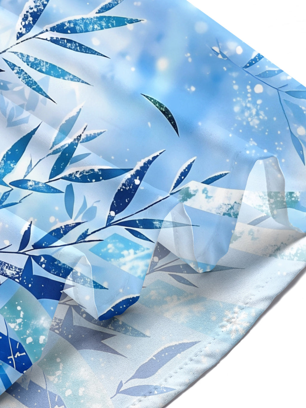 Oceanlyte Men's Hawaiian Snowflake Pattern Short Sleeve Shirt with Chest Pocket