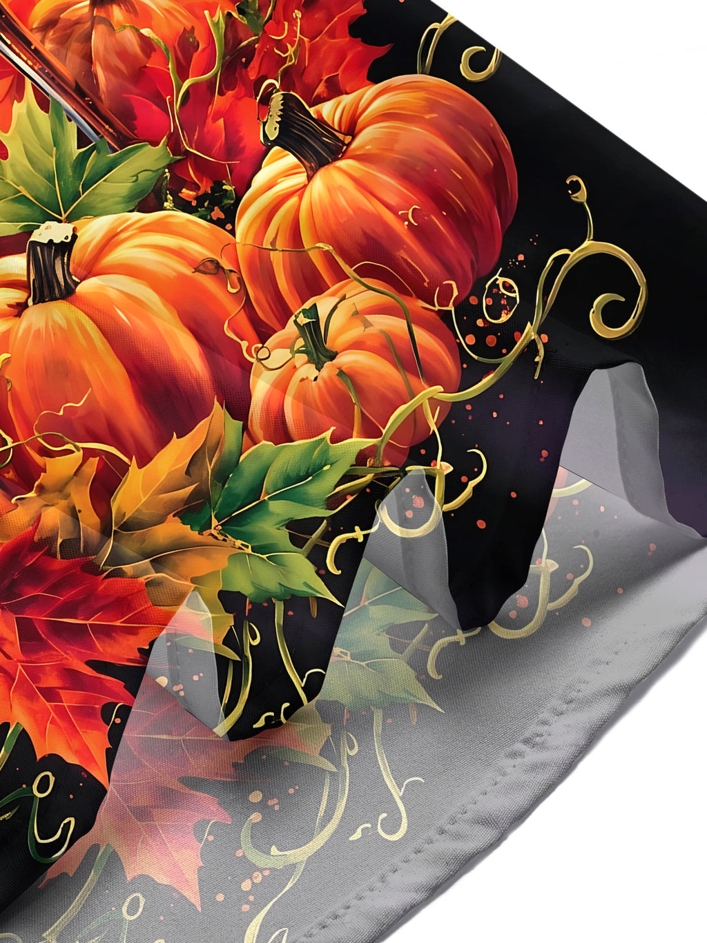 Oceanlyte Men's Short Sleeve Shirt - Halloween Jack-o-lantern Wine Glasses And Pumpkins Print with Chest Pocket