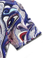 Oceanlyte Men's Printed Pattern Print Short Sleeve Shirt with Chest Pocket
