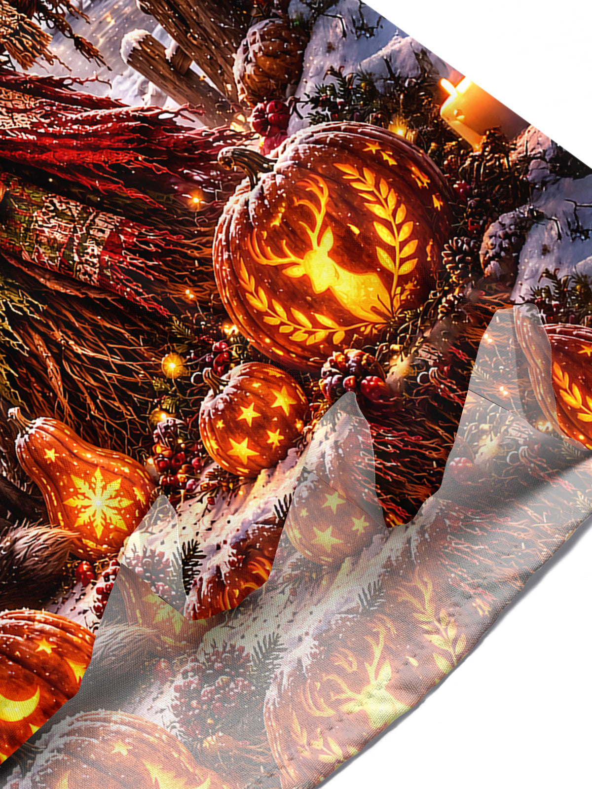 Oceanlyte Men's Graphic Halloween Scarecrow Print Short Sleeve Shirt with Chest Pocket