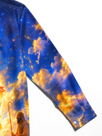Oceanlyte Men's Angelic Figure With Shepherds And Sheep Print Long Sleeve Shirt with Chest Pocket