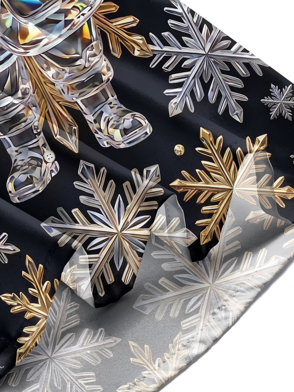 Oceanlyte Men's Graphic Christmas Print Holiday Print Long Sleeve Shirt with Chest Pocket
