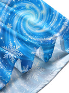 Oceanlyte Men's Printed Christmas Train And Gifts Print Long Sleeve Shirt