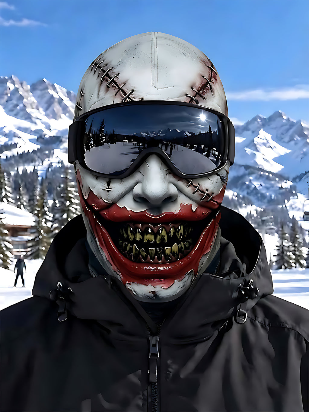 Oceanlyte Halloween Dark Ski Mask