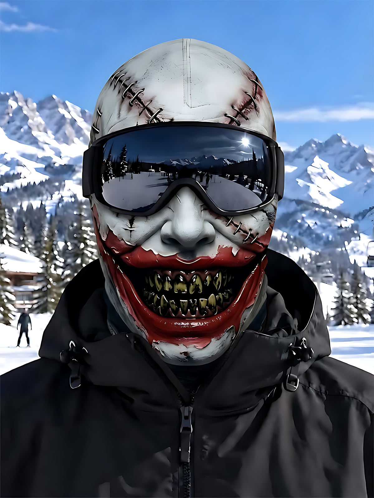 Oceanlyte Halloween Dark Ski Mask
