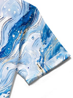 Hawaiian Sea Turtle Men's Pocket Short Sleeve Shirts