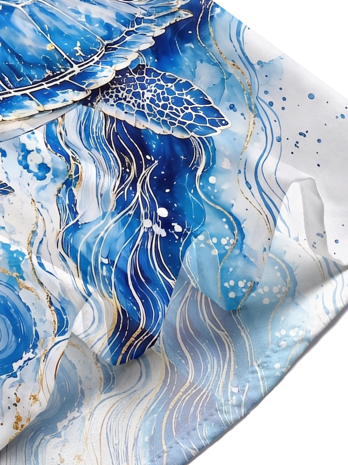 Hawaiian Sea Turtle Men's Pocket Short Sleeve Shirts