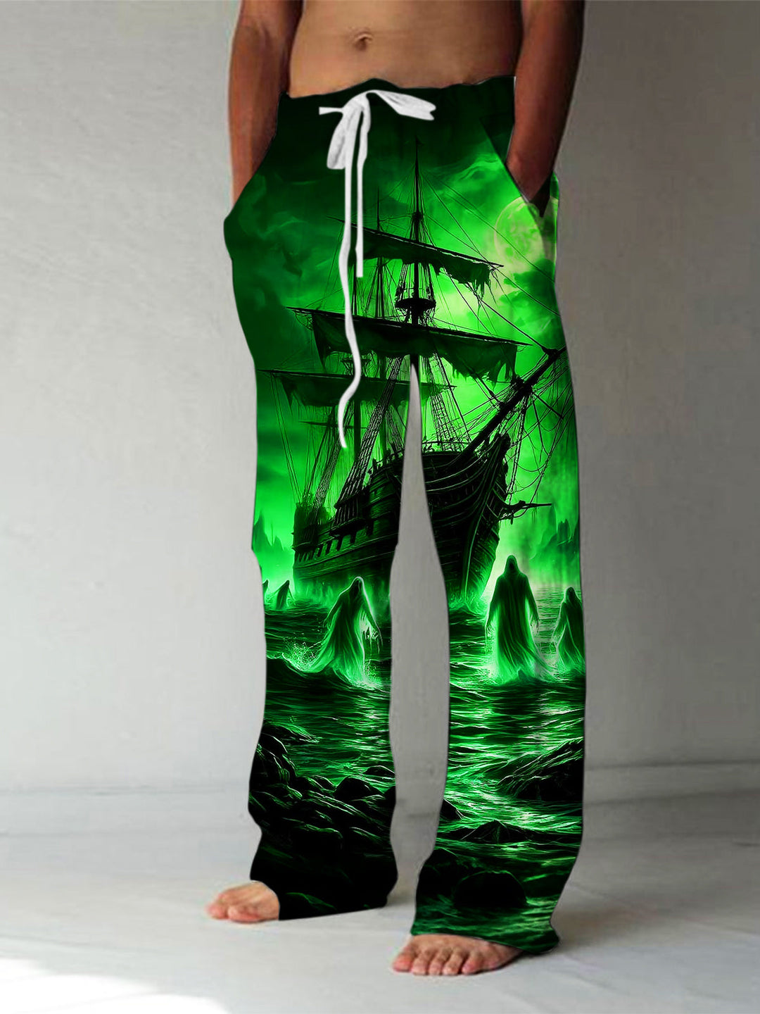 Oceanlyte Men's Graphic Halloween Print Pants Print Pants
