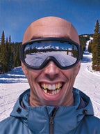 Oceanlyte Funny Snow Mountain Ski Smiling Face Ski Mask