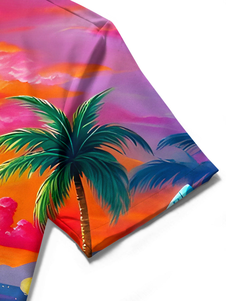 men's Hawaiian shirt tropical beach vacation