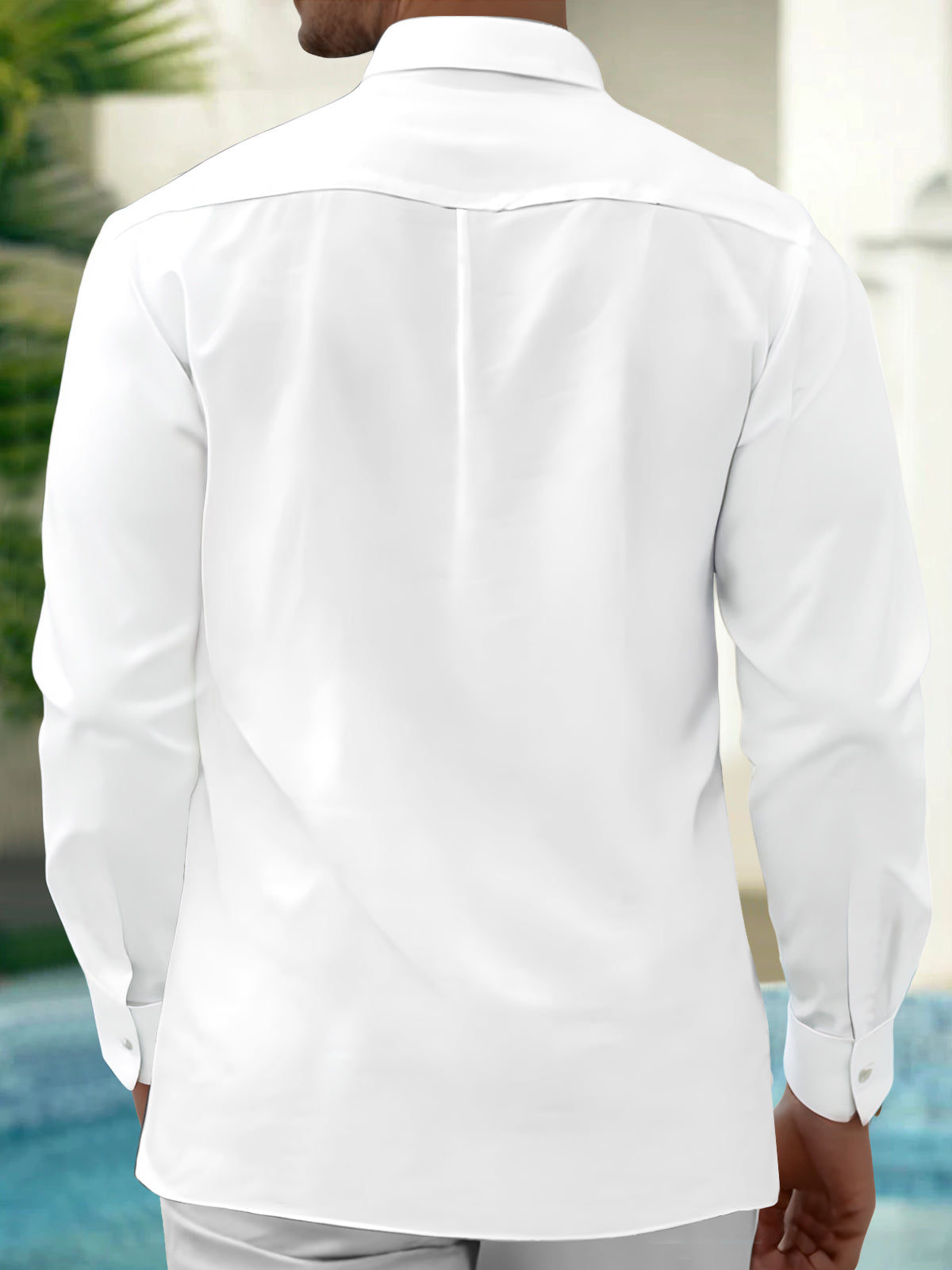 Oceanlyte Men's 3D Kitten Graphic Print Long Sleeve Button Down Shirt with Chest Pocket