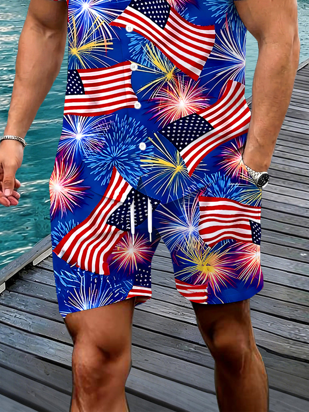 Independence Men's Pocket Short Sleeve Set