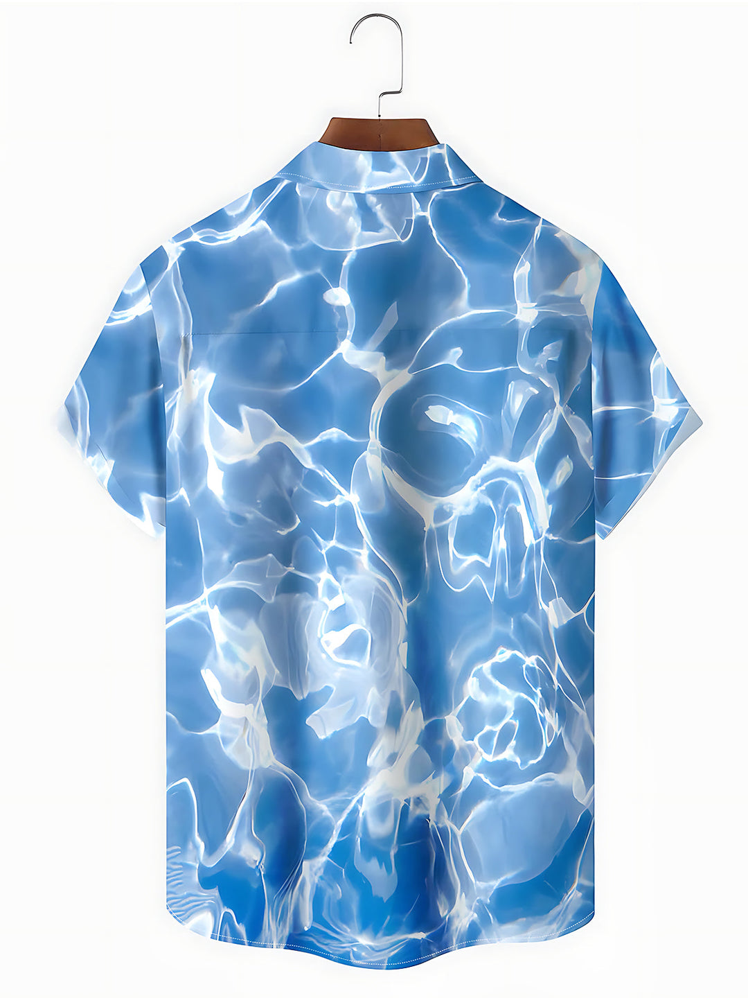 Abstract Men's Pocket Short Sleeve Shirts