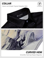 Oceanlyte Christmas Shirts for Men Christmas Tree Button Up Loose Fit Printed Shirts Fashion Casual Tops with Pocket for Party reliable