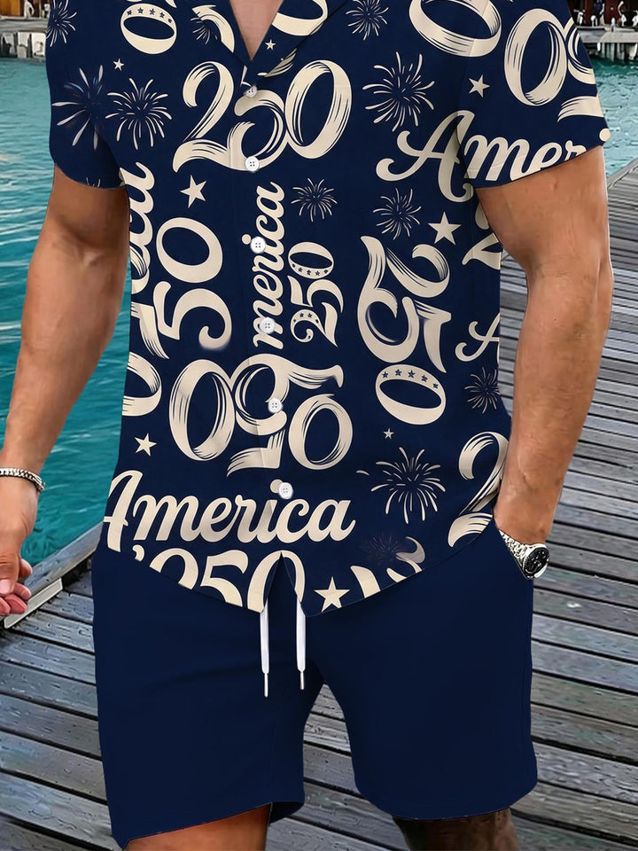 250th Anniversary Men's Pocket Short Sleeve Sets