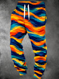 Oceanlyte Men's Tie Dye Abstract Wavy Tie Dye Pattern Pants