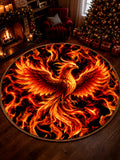 Oceanlyte Flame Phoenix Round Area Rug