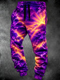 Oceanlyte Men's Floral Floral Sunset Gradient Print Pants