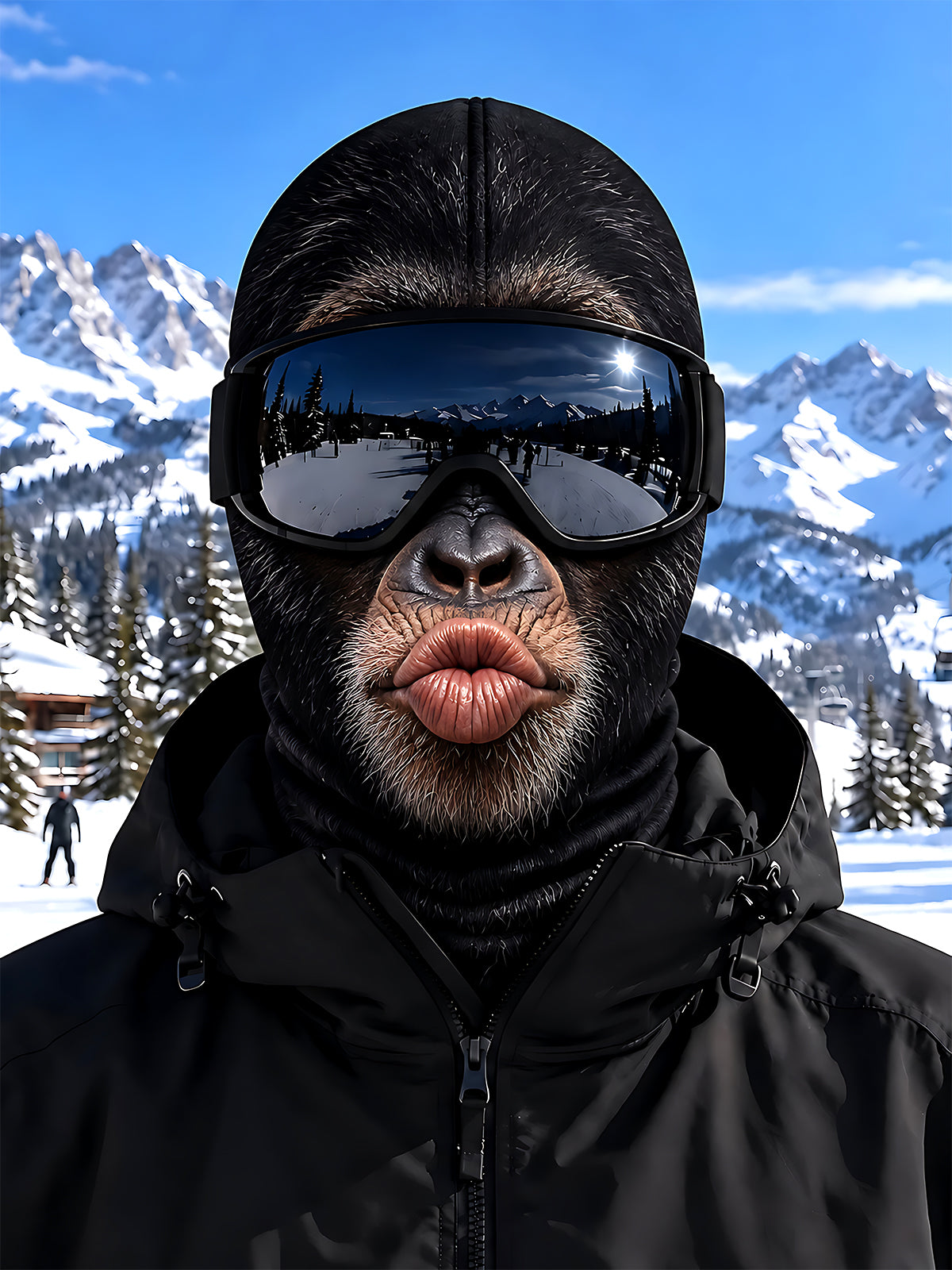 Oceanlyte Chimpanzee Ski Mask