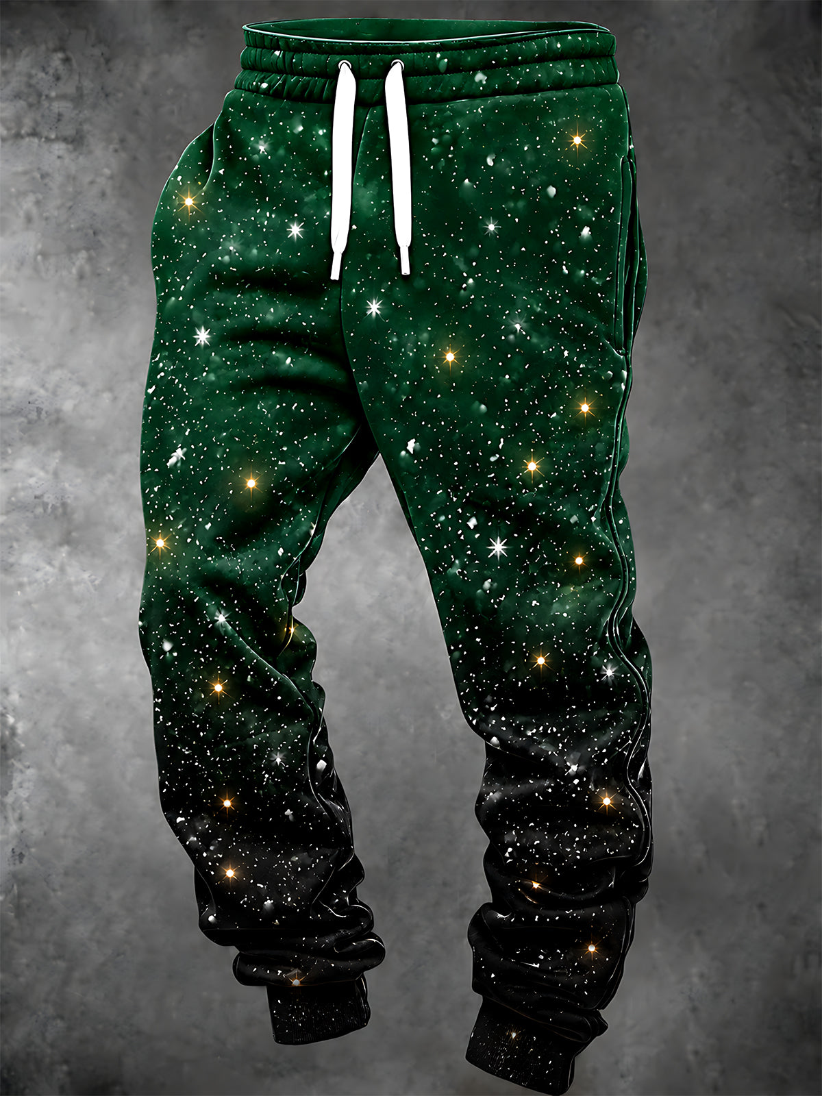 Oceanlyte Men's Printed Starry Night Sky Gradient Print Pants