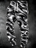 Oceanlyte Men's Patterned Abstract Metallic Swirls Print Pants