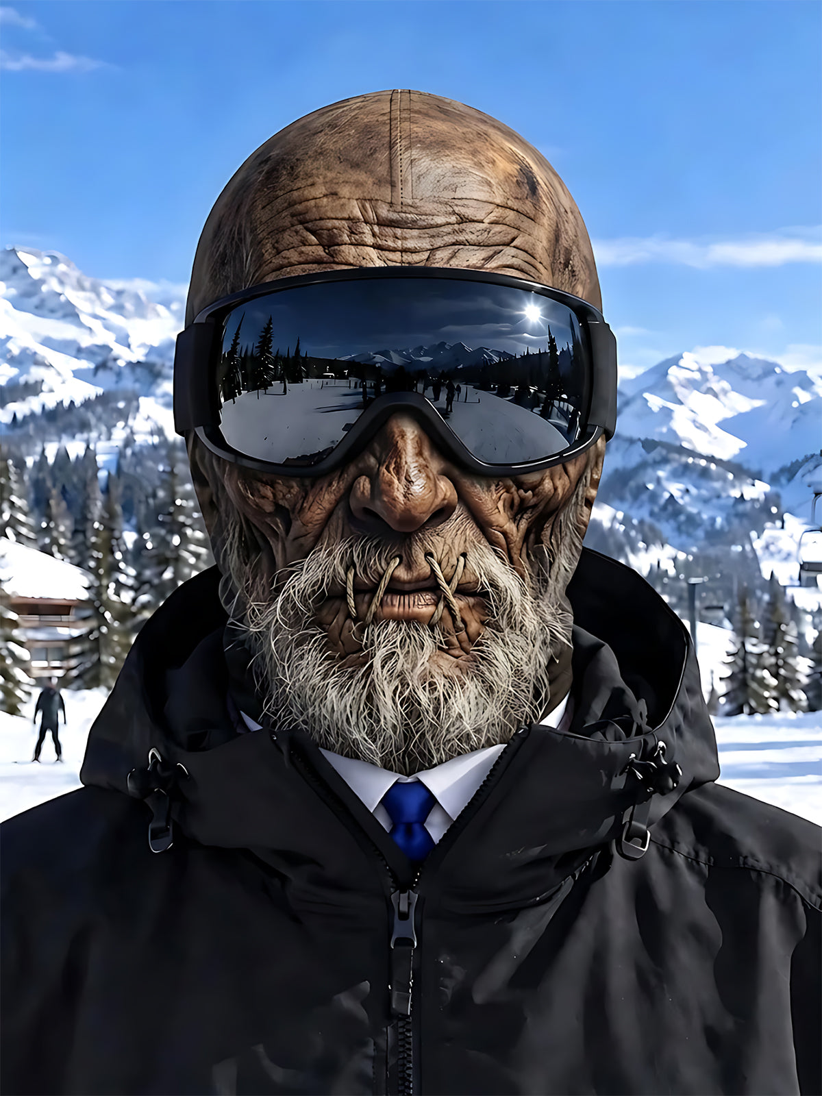 Oceanlyte Funny Old Man Ski Mask