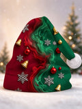 Oceanlyte Men's Christmas Hat With Snowflakes Bells And Ornaments Print Hat