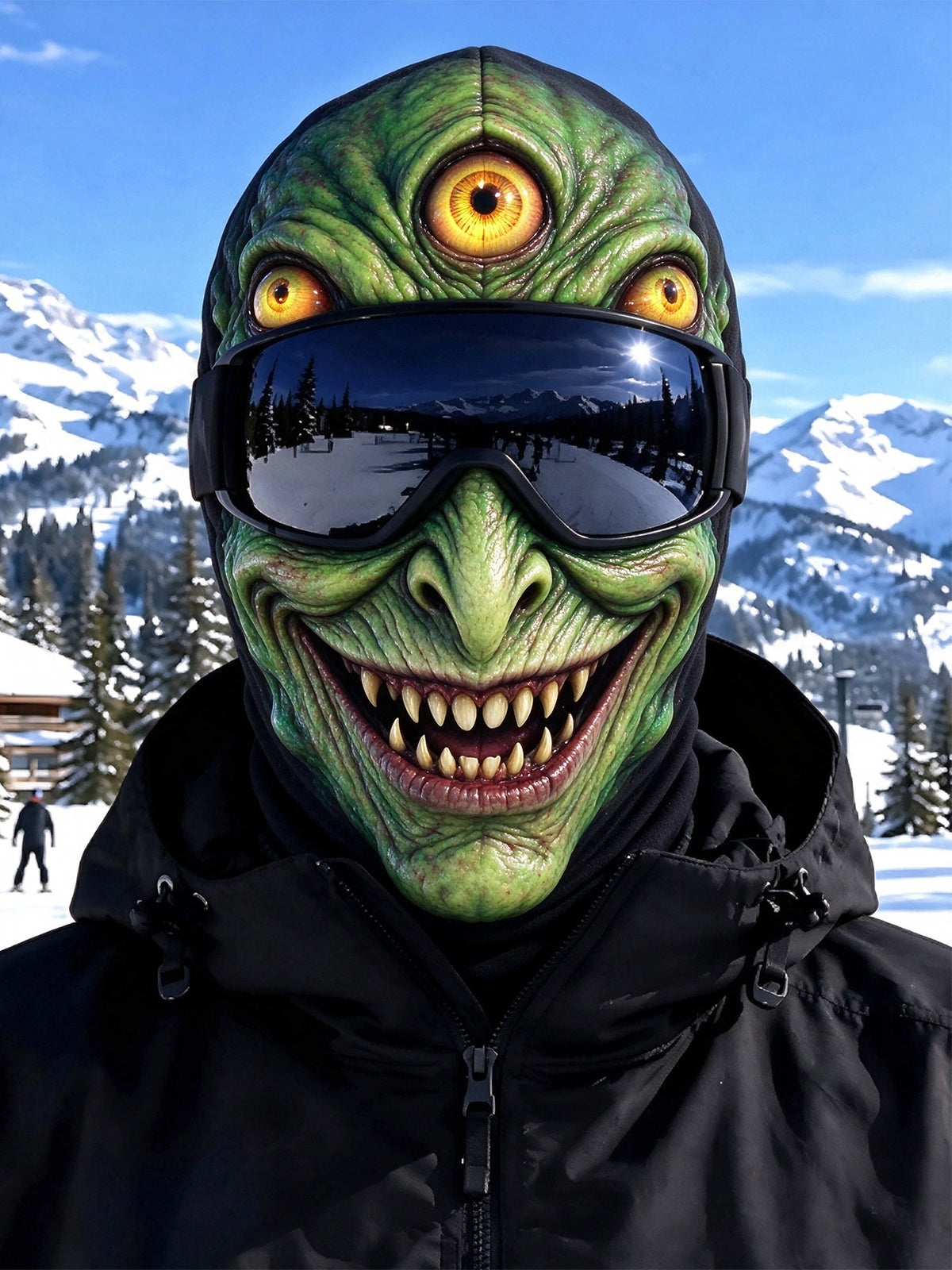 Oceanlyte Three-Eyed Alien Monster Ski Mask