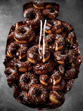 Oceanlyte Men's Chocolate Doughnuts With Sprinkles Print Long Sleeve Hoodie
