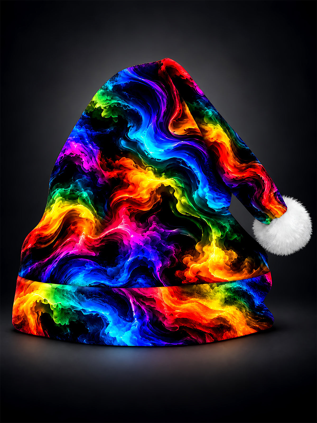 Oceanlyte Men's Tie Dye Christmas Abstract Neon Tie Dye Pattern Hat