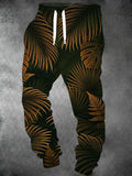 Oceanlyte Men's Tropical Tropical Plant Leaves And Ferns Print Pants